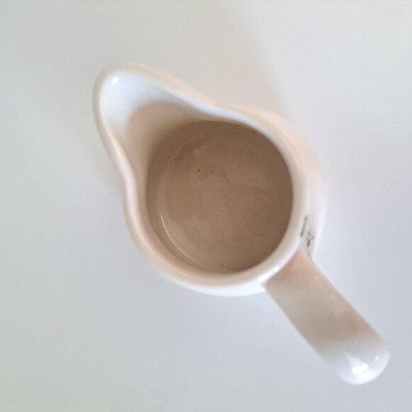 Syracuse China Syralite Creamer Pitcher With Orange Stripe Design - Picture 8 of 13